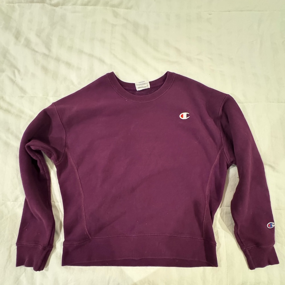VINTAGE CHAMPION REVERSE WEAVE SWEATSHIRT CREWNECK SIZE LARGE PURPLE 90S